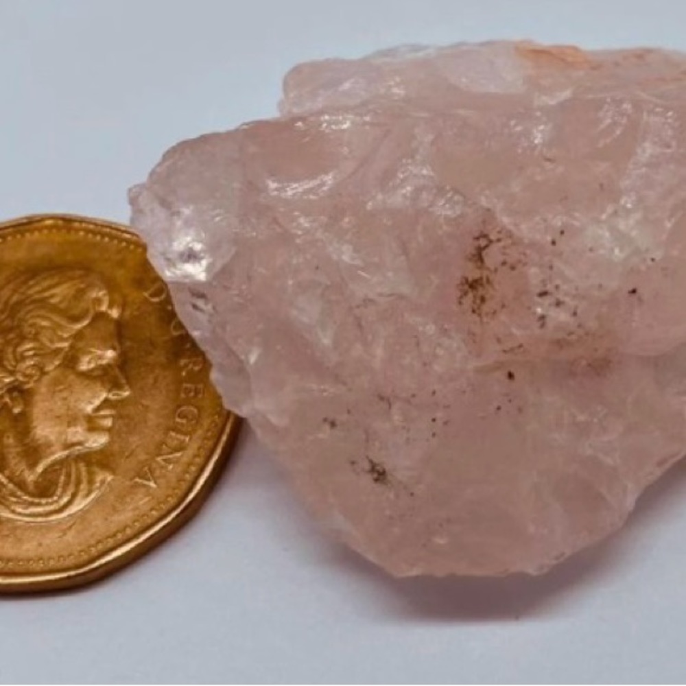 Natural Rose Quartz Rock from Bancroft, Ontario